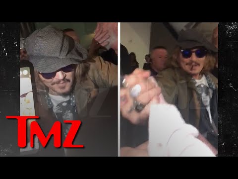 Johnny Depp Greets Fans, Signs Autographs In England | TMZ