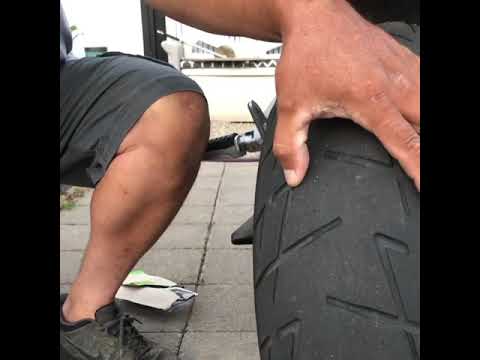 Tire plug motorcycle flat repair