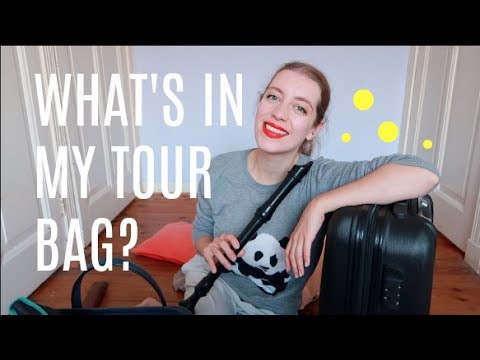 What I pack for concert tours! | Team Recorder