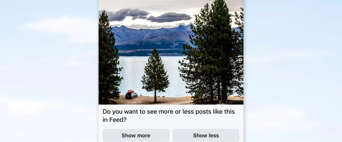 Facebook is making it easier for users to decide what content they want to see in their feed