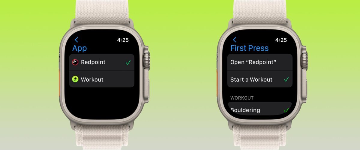 How to use the Apple Watch Ultra Action button with third-party apps