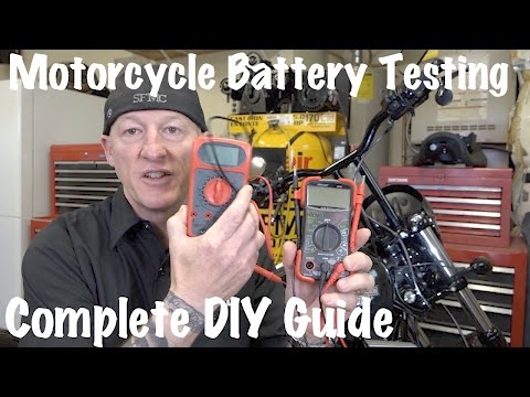 How to Test Motorcycle Battery & Charging System-Multimeter or Voltmeter | DIY