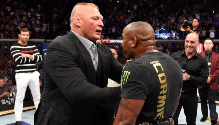 Daniel Cormier responds to possibility of wrestling Brock Lesnar in WWE: ‘It makes a lot of sense’