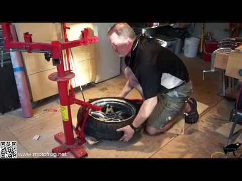 Motorcycle Tire Change & Balance – DIY