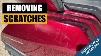 Removing Motorcycle Paint Scratches | Cruiseman’s Motorcycle Detailing Series