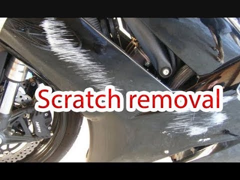 Motorcycle scratch Removal | easy way to remove scratch from vechicles