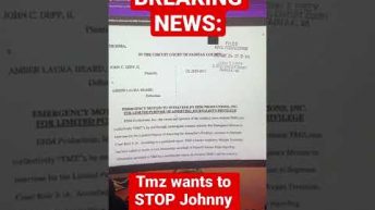 BREAKING NEWS: TMZ file EMERGENCY motion to intervene in Depp case!