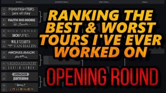 Ranking The Best/Worst Tours I’ve Ever Been On | PT. 1