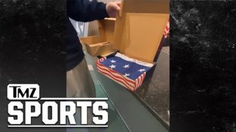 Fan Sues Patriots HOF After It Allegedly Ruins $1 Million Tom Brady Signed Flag | TMZ Sports