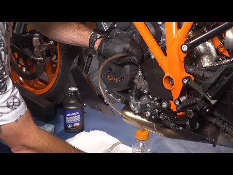 How To Service A Motorcycle Hydraulic Clutch | MC Garage