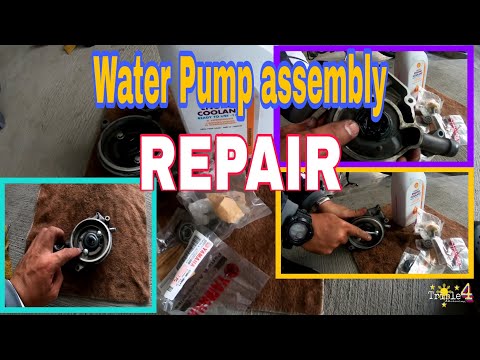 DIY WATER PUMP ASSEMBLY REPAIR FOR MOTORCYCLE  #sniper150 #motovlog