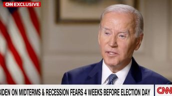 Biden says “slight recession” possible, “but I don’t anticipate it”