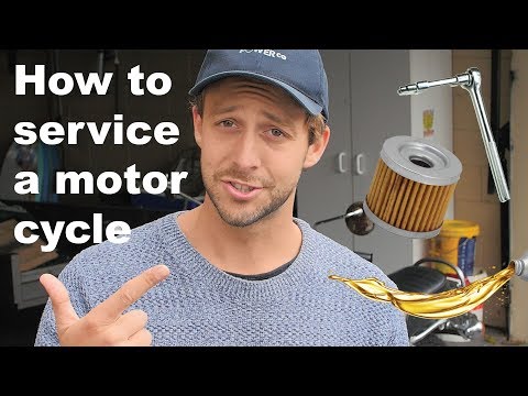 How To Service a Motorcycle | Oil & Filter Change (Suzuki GN250)