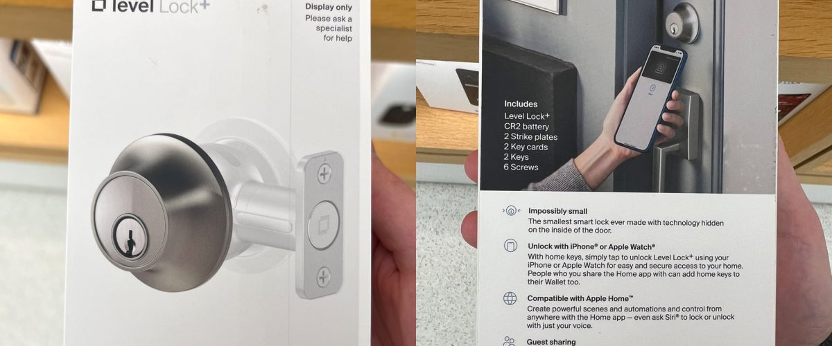 New ‘Level Lock+’ smart lock with Home Key support available for sale in Apple Retail Stores