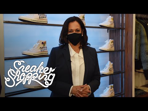 VP Kamala Harris Goes Sneaker Shopping With Complex