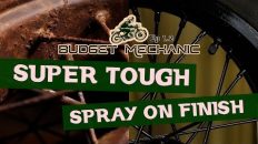 Prep and Paint Motorcycle Wheels With Tire | Durable Long-Lasting DIY Scrambler Cafe Build