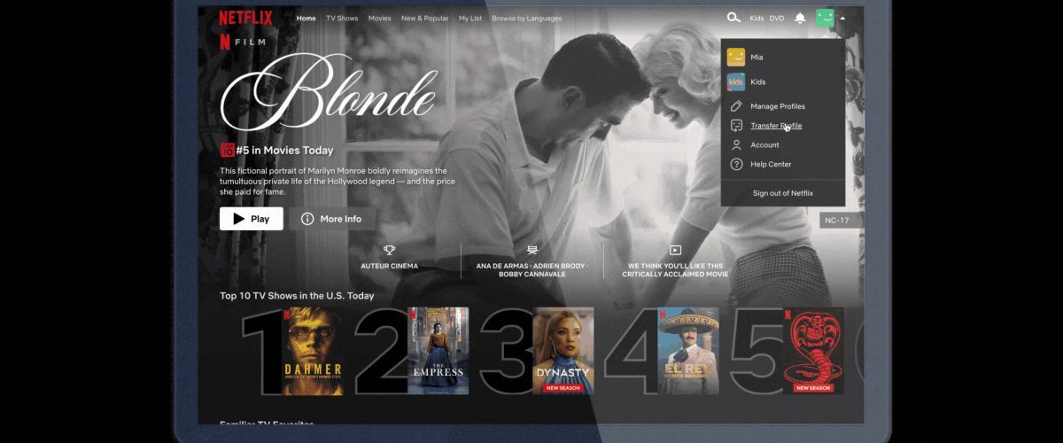 Netflix combating password-sharing with ‘Profile Transfer’ feature