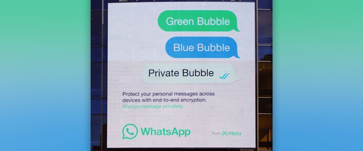 Meta launches ad campaign targeting iMessage: ‘WhatsApp is far more private and secure’