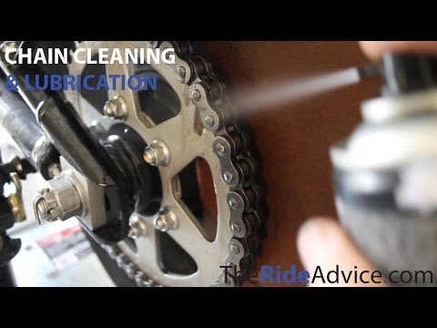 How to Clean Motorcycle Chain – Lubricate a Motorcycle Chain