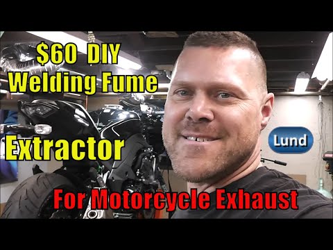 DIY Welding Fume Extractor for Motorcycle Exhaust Maintenance