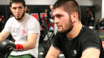 Khabib Nurmagomedov suggests Charles Oliveira doesn’t have a good ground game: “If you tap eight times in UFC, how can you say you have ground game”