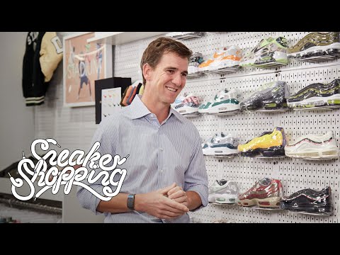 Eli Manning Goes Sneaker Shopping With Complex