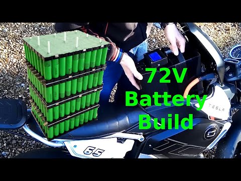 DIY 72V 56Ah Super Soco TC Max Motorcycle Battery Build