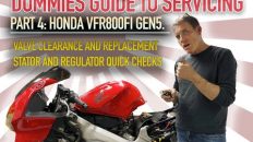 Motorcycle servicing for Dummies: Honda VFR800fi Generation 5