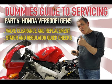 Motorcycle servicing for Dummies: Honda VFR800fi Generation 5