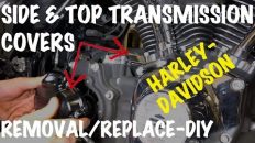 Remove-Install Harley Side & Top Transmission Covers-DIY-Motorcycle Podcast