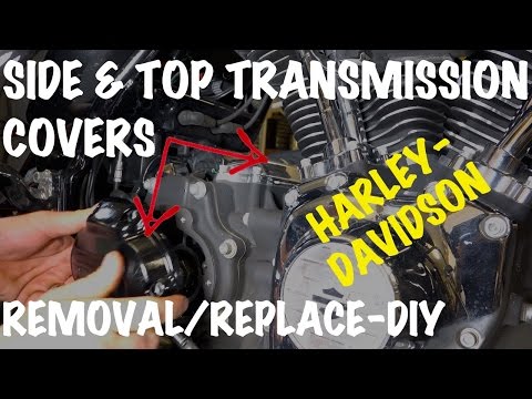 Remove-Install Harley Side & Top Transmission Covers-DIY-Motorcycle Podcast