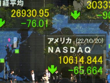 Asian shares mostly fall as investors watch for inflation