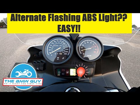 BMW Motorcycle Flashing ABS Light Diagnosis EASY DIY.