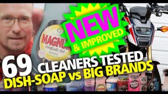 Best motorcycle cleaner & how to clean your bike | Dish-soap, Muc-Off, S100, Motul, Pro-GreenMX…