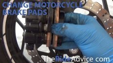 How to Change Motorcycle Brake Pads | Replace Motorcycle Brake Pads