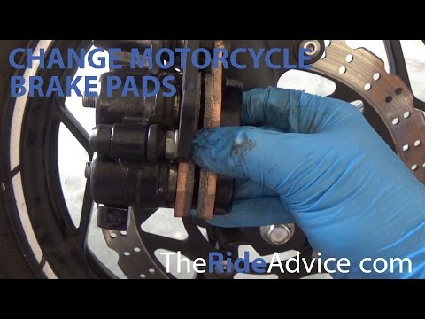 How to Change Motorcycle Brake Pads | Replace Motorcycle Brake Pads