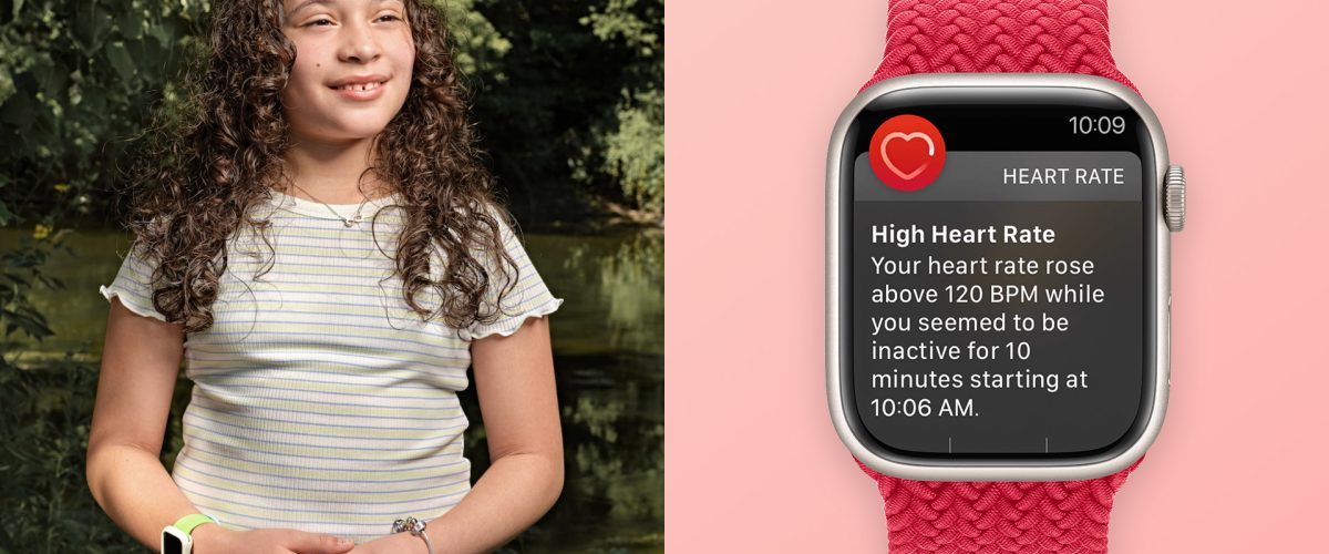 Apple Watch heart rate notifications helped 12-year-old girl discover and treat cancer