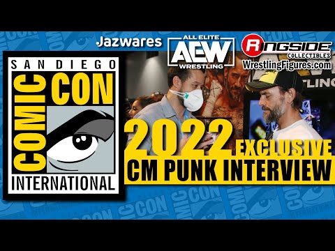 CM PUNK Interview w/ Ringside Collectibles – Jazwares AEW San Diego Comic-Con 2022!