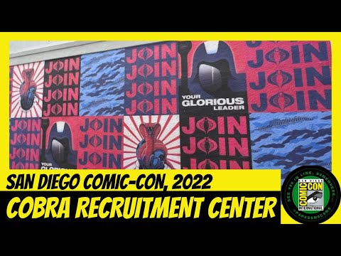 San Diego Comic-Con (SDCC) – Super7 G.I. Joe  Cobra Recruitment Center Tour Walk Through 2022