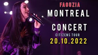 Faouzia Full Live Concert Montreal 20.10.2022 Citizens Tour