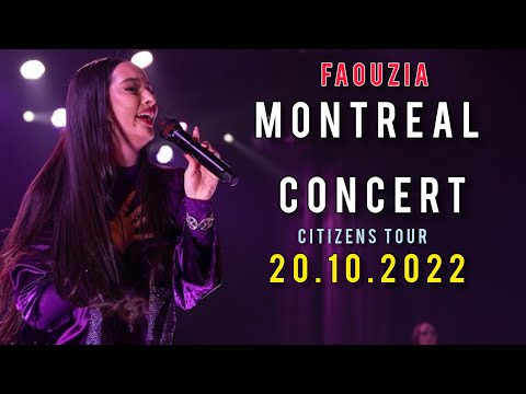 Faouzia Full Live Concert Montreal 20.10.2022 Citizens Tour