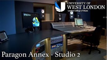 London College of Music | Studio Tours – Paragon Annex Studio 2  | University of West London