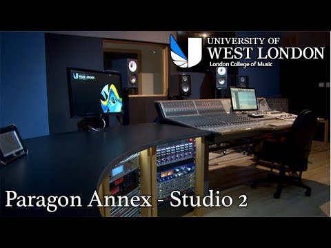 London College of Music | Studio Tours – Paragon Annex Studio 2  | University of West London