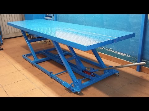 Motorcycle lift table homemade_video #2