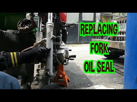 How to Replace FORK OIL SEAL on MOTORCYCLE SHORCUT METHOD