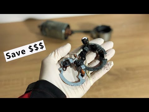 Motorcycle Starter Motor repair (DIY and Save $$$)