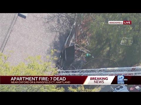 7 people die in apartment complex fire in Hartland