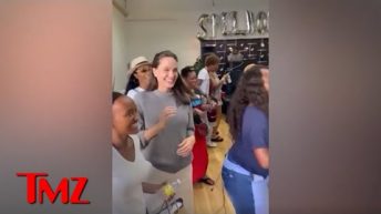 Angelina Jolie Does The Electric Slide At Daughter Zahara’s College Event | TMZ LIVE