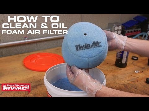 How To Clean & Oil a Foam Air Filter on Motorcycle or ATV