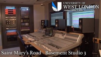 London College of Music | Studio Tours – Saint Mary’s Road Basement 3  | University of West London